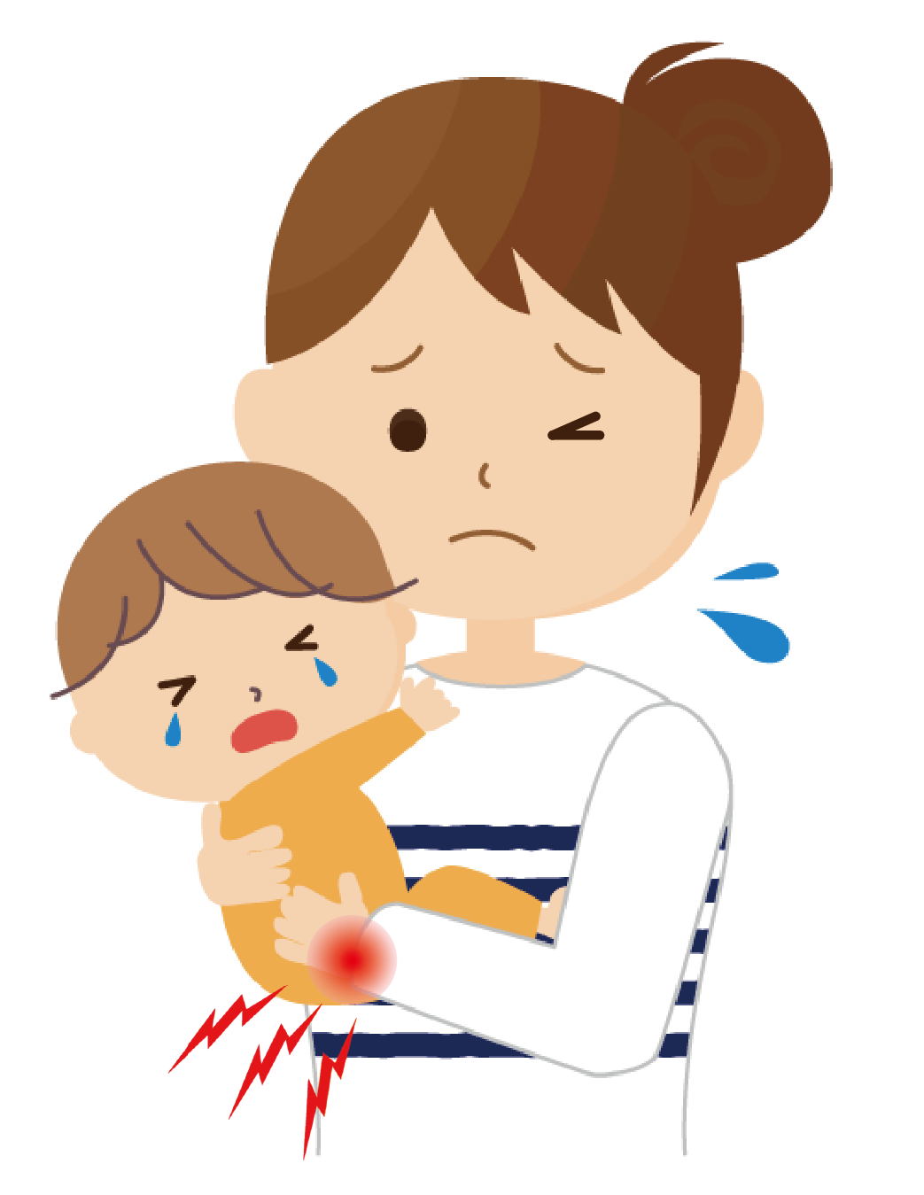 産後の腱鞘炎施術写真