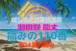 羽田野 龍丈の痛みの110番 第四回 膝の痛み