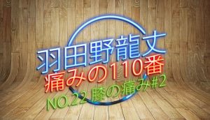 羽田野 龍丈の痛みの110番 第22回 膝の痛み続き#2
