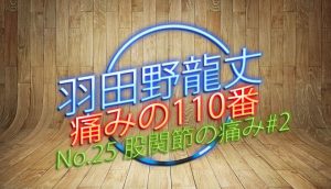 羽田野 龍丈の痛みの110番 第25回 股関節の痛み#2