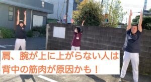 ラジオ体操～腕を上下に伸ばす運動～